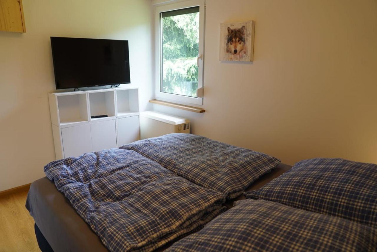Ruhiges Ferienhaus Am Waldrand Mit Sauna Und Kamin - Hellaberg II Langenbach  Luaran gambar