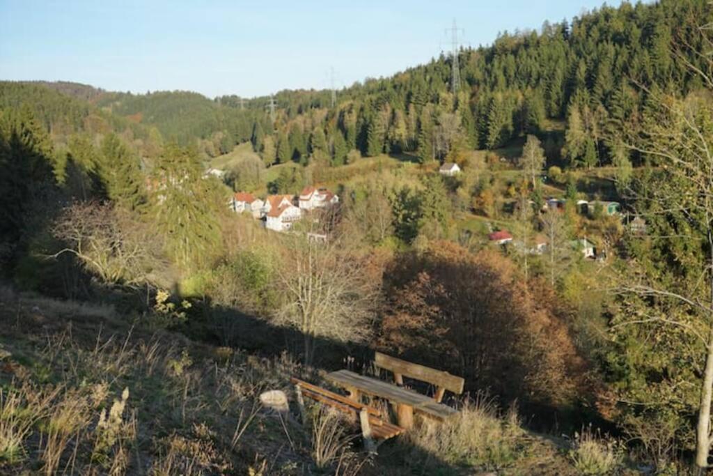Ruhiges Ferienhaus Am Waldrand Mit Sauna Und Kamin - Hellaberg II Langenbach  Luaran gambar
