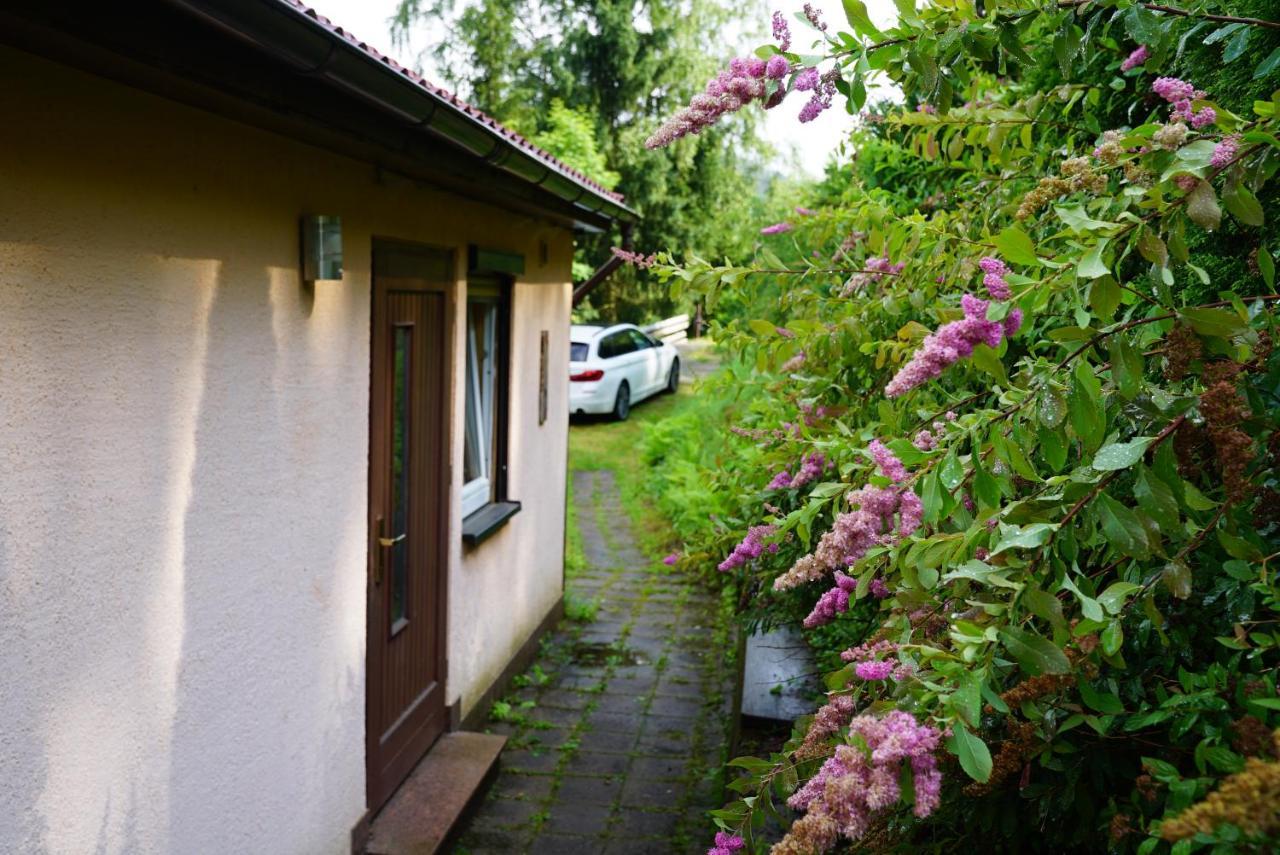Ruhiges Ferienhaus Am Waldrand Mit Sauna Und Kamin - Hellaberg II Langenbach  Luaran gambar